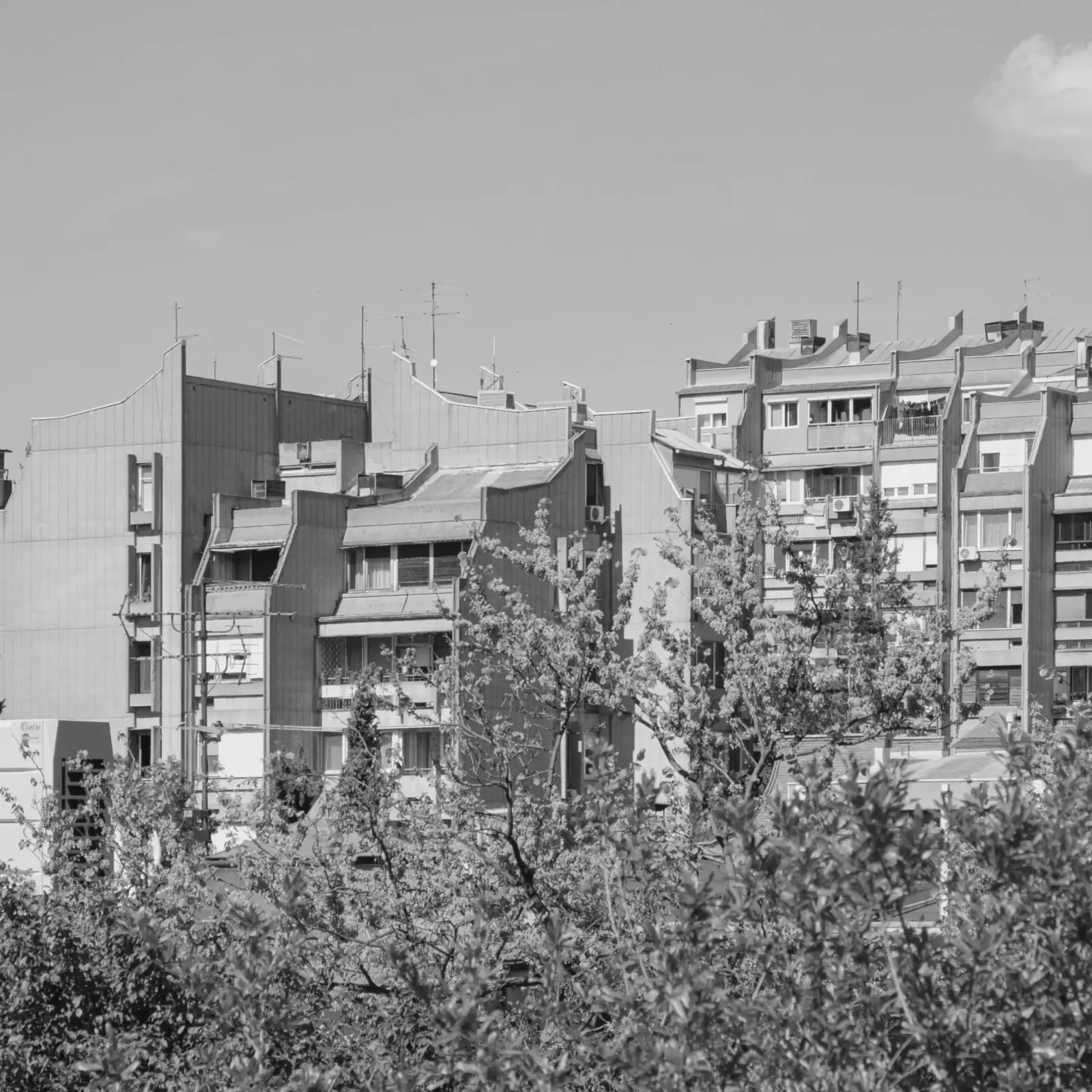 Daugiabučio namo fasadas